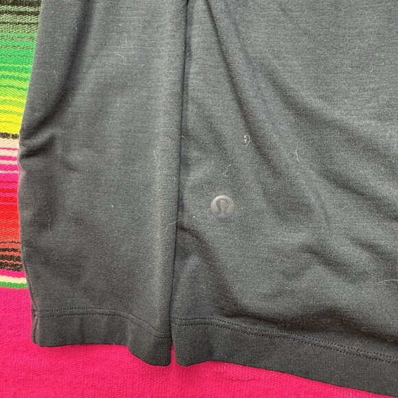 Lululemon  Long Sleeve Evolution Polo Shirt Men S Navy Blue Cotton Stretch - Picture 3 of 5